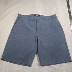 TravisMathew Golf Shorts Mens 36 Blue Performance Stretch Casual Athletic